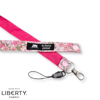 Tour de cou - liberty of london poppy metallic rose