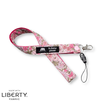 Tour de cou - liberty of london poppy metallic rose