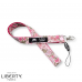 Tour de cou - liberty of london poppy metallic rose