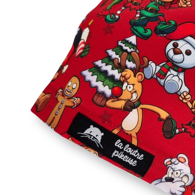 Calot de bloc couvrant - crazy christmas