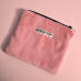 Pochette à calots - éponge de bambou bubble gum et loutres