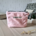 Trousse en éponge de bambou - rose blush